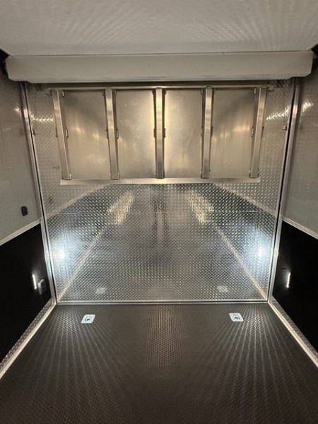 New 2025 VINTAGE 8 X 48 RACE TRAILER WITH BATHROOM