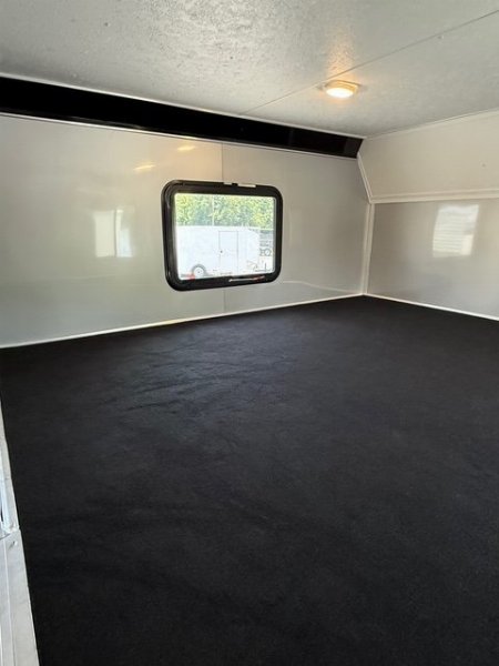 New 2025 VINTAGE 8 X 48 RACE TRAILER WITH BATHROOM