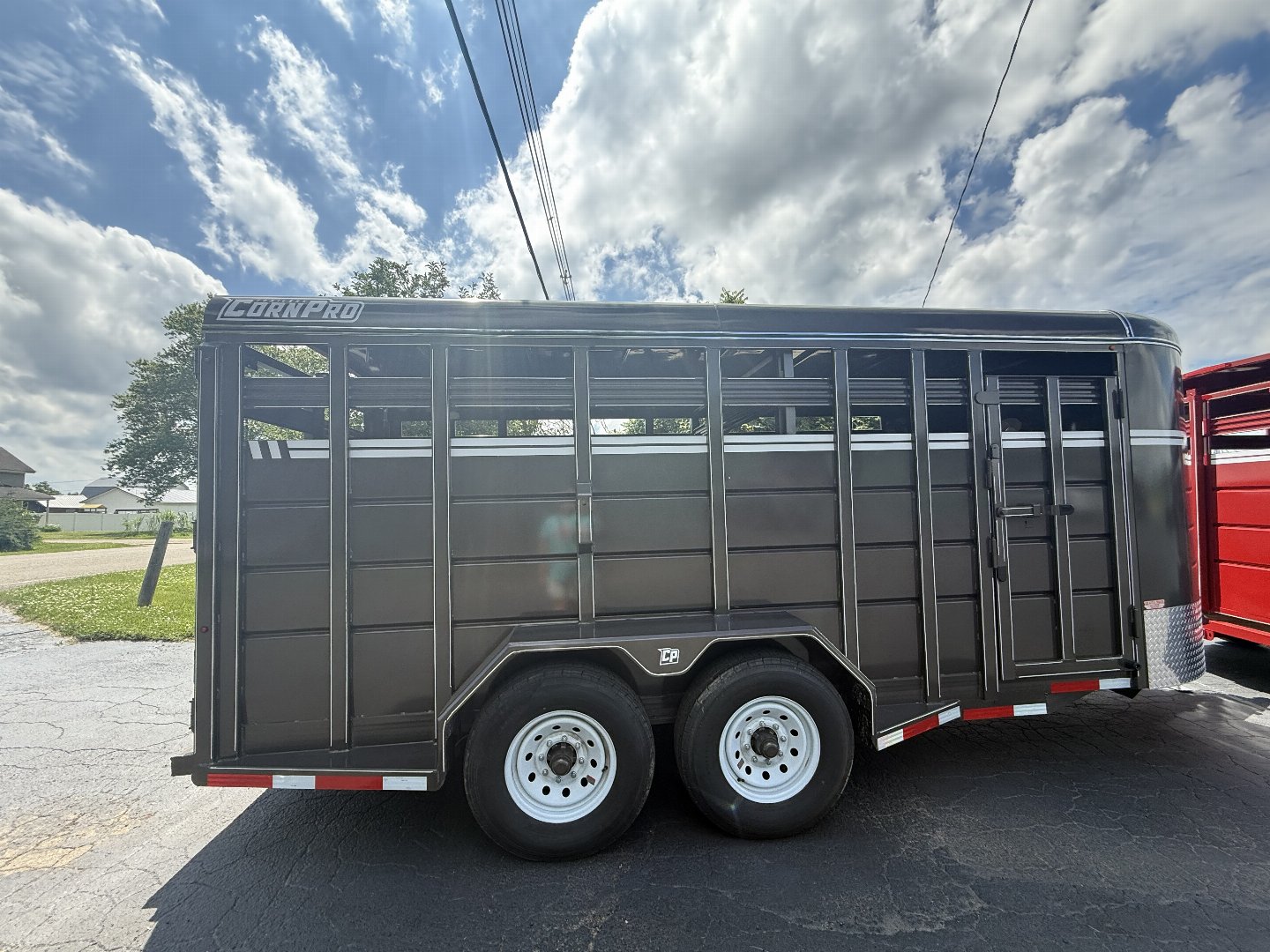 New 2025 CornPro SB-18 7S Stock Trailer