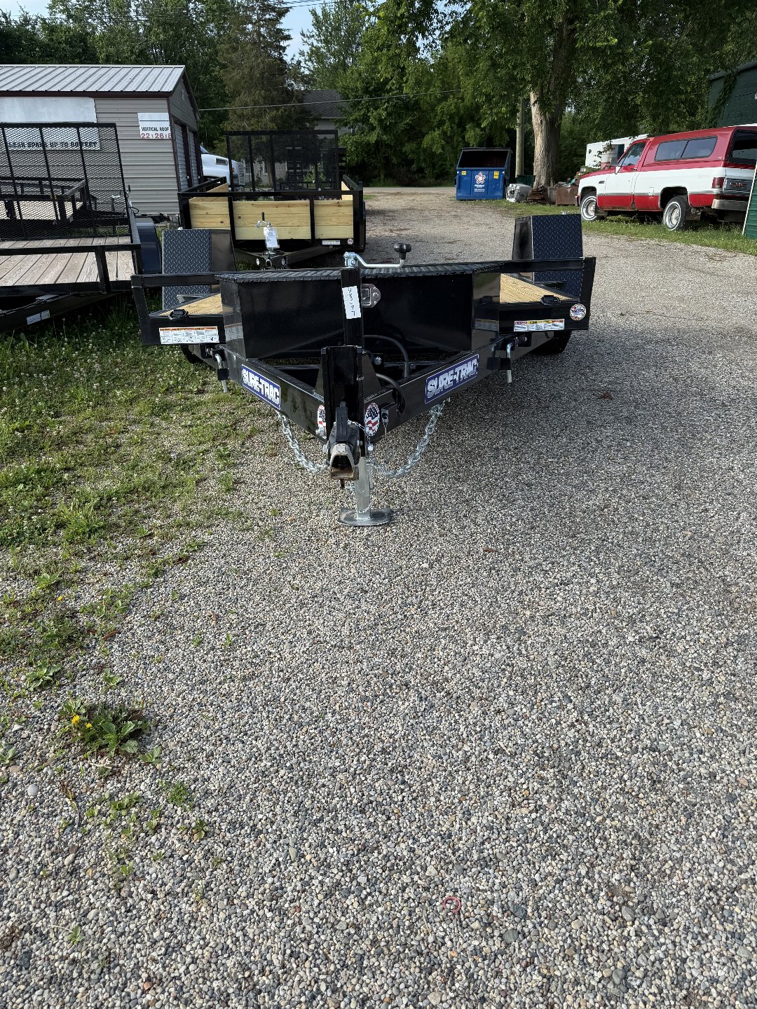 New 2025 Sure-Trac 78"X12' 10K SA Tilt Trailer