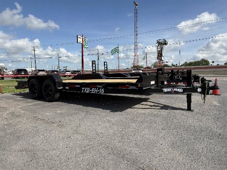 New 2025 Texas Bragg Trailers 20ft 16k Mini Megas Equipment Trailer