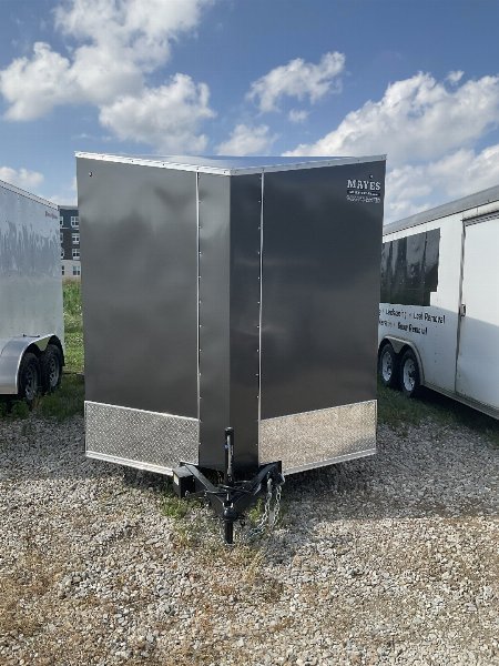 New 2026 Cargo Mate EHECO716TA2-24 Enclosed 7x16 TA RAMP DOOR (GVW:7000) CHARCOAL