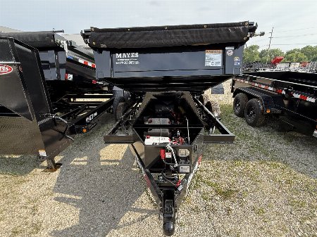 New 2025 Liberty Dump Trailer LD10K72X12C5 72x12 TA 24  SIDES (GVW:9990) MIDNIGHT BLACK