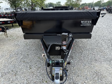 New 2026 Behnke Enterprises LPD83X14E702 Dump Trailer 83X14 TA (GVW:14000)  BLACK