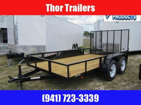 New 2025 Triple Crown Trailers 6.4 X 14 TA Utility Trailer