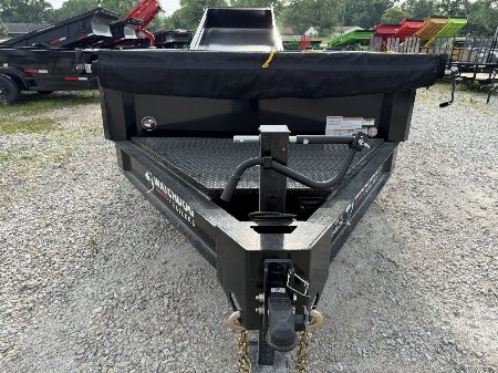 New 2025 Watchdog Trailers PD-14TA7 Dump Trailer 83X14 TA (GVW:14000) BLACK