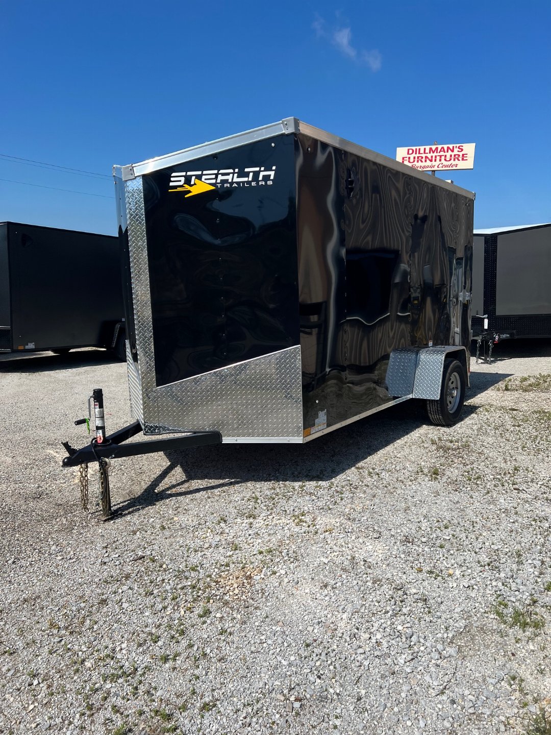 New 2025 STEALTH TRAILERS Mustang 6x12SA - 2990# GVW Enclosed Cargo Trailer #104126
