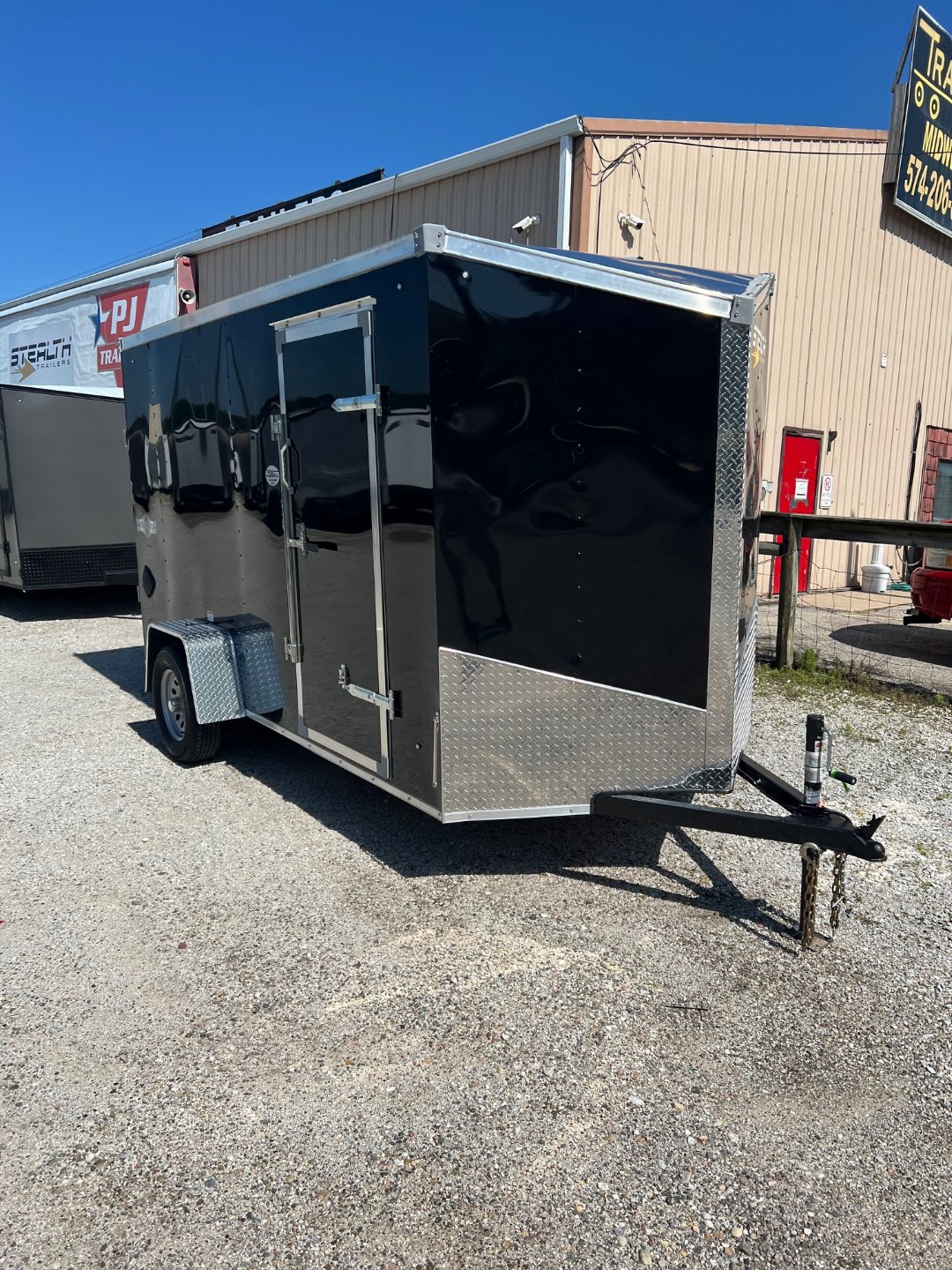New 2025 STEALTH TRAILERS Mustang 6x12SA - 2990# GVW Enclosed Cargo Trailer #104126