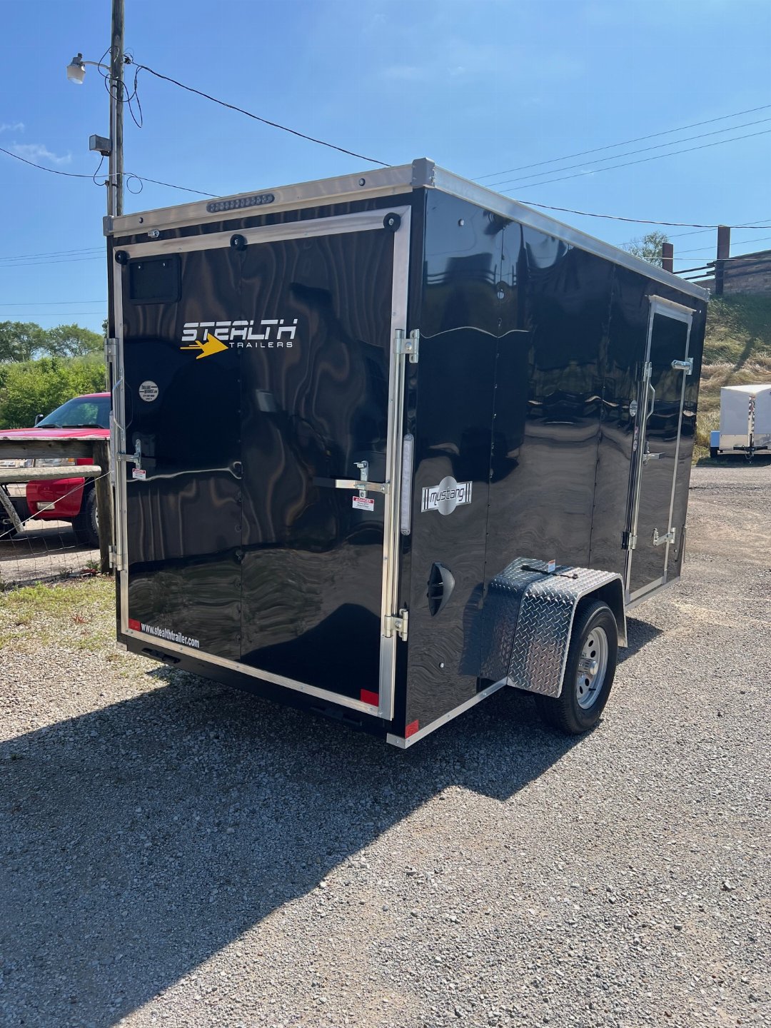 New 2025 STEALTH TRAILERS Mustang 6x12SA - 2990# GVW Enclosed Cargo Trailer #104126