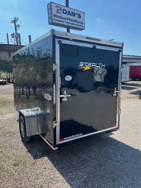 New 2025 STEALTH TRAILERS Mustang 6x12SA - 2990# GVW Enclosed Cargo Trailer #104126