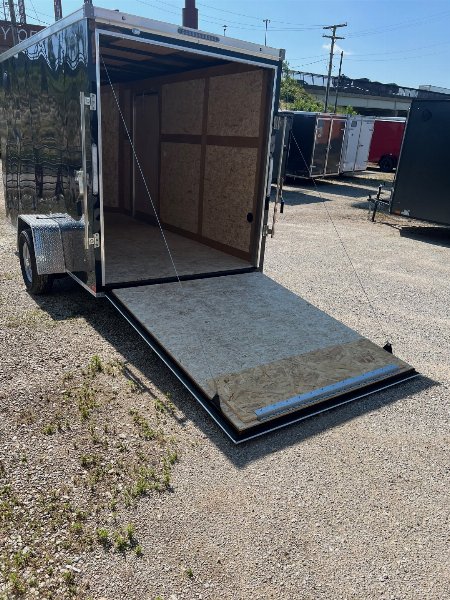 New 2025 STEALTH TRAILERS Mustang 6x12SA - 2990# GVW Enclosed Cargo Trailer #104126