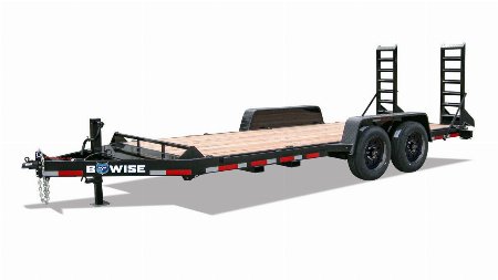 New 2023 BWISE EH16 82x20 16K Tandem Axle Equipment Trailer