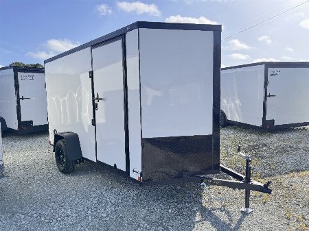 New 2025 Covered Wagon Trailers 6X12 Single Axle Enclosed Trailer w/ Blackout Package
