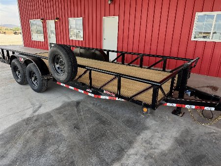 New 2025 GR Trailers 82X20 TANDEM AXLE 14K HD UT W/5' SLIDE IN Utility Trailer