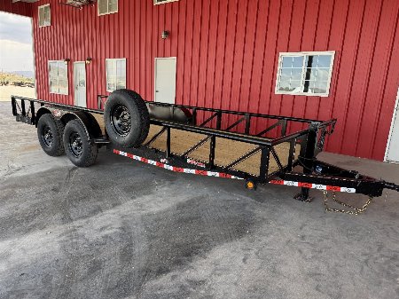 New 2025 GR Trailers 82X20 TANDEM AXLE 14K HD UT W/5' SLIDE IN Utility Trailer
