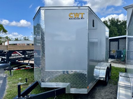 New 2025 Covered Wagon Trailers 7X16 TA Cargo / Enclosed Trailer