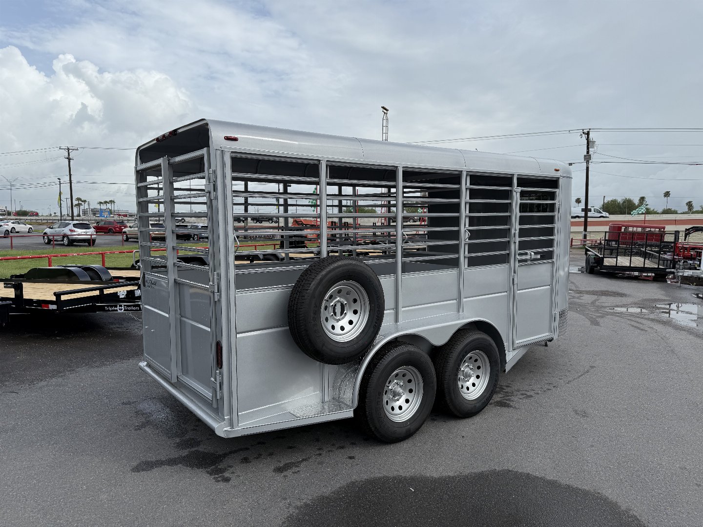 New 2025 Caliber Trailer Mfg 16ft Stock Stock / Stock Combo Trailer