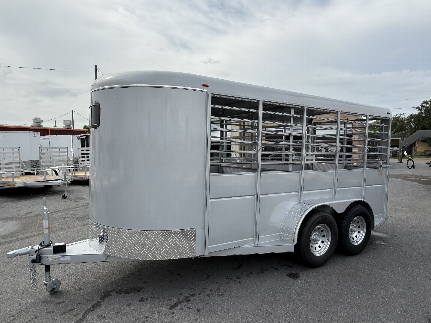 New 2025 Caliber Trailer Mfg 16ft Stock Stock / Stock Combo Trailer