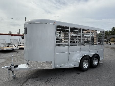 New 2025 Caliber Trailer Mfg 16ft Stock Stock / Stock Combo Trailer