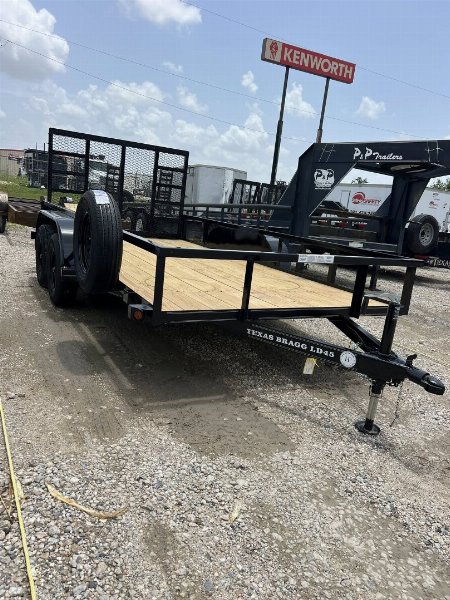 New 2025 Texas Bragg Trailers 77x14 Utility Trailer