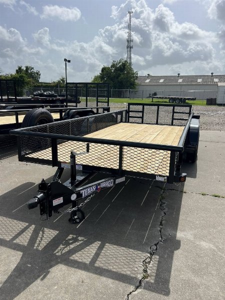 New 2025 Texas Bragg Trailers 77x16 Utility Trailer