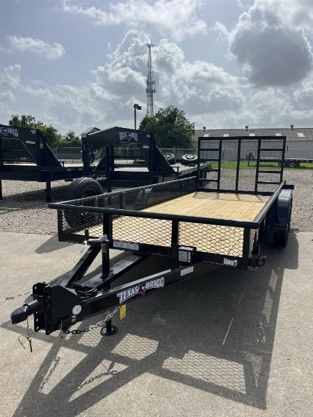 New 2025 Texas Bragg Trailers 7x16 Utility Trailer