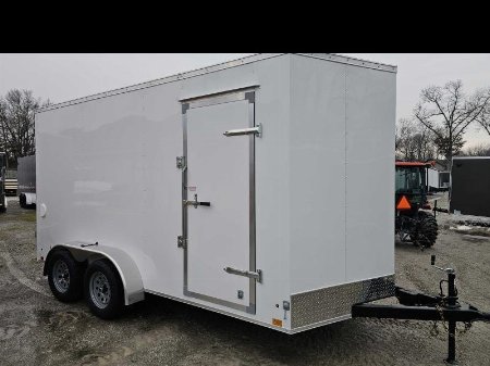 New 2025 NEW 7X14 7' INSIDE HEIGHT CARGO ENCLOSED TRAILER DOUBLE REAR DOOR CARGO ENCLOSED TRAILER Cargo / Enclosed Trailer