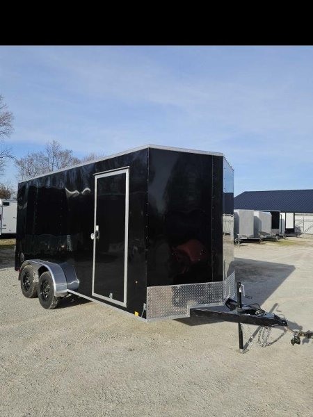 New 2025 LOOK 7X16 7' TALL Enclosed Cargo Trailer 80  REAR OPENING SXS UTV GOLF CART