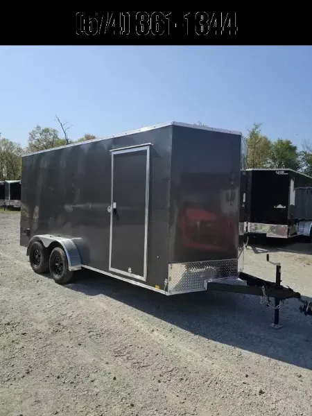 New 2025 LOOK 7X16 7' TALL Enclosed Cargo Trailer 80  REAR OPENING SXS UTV GOLF CART