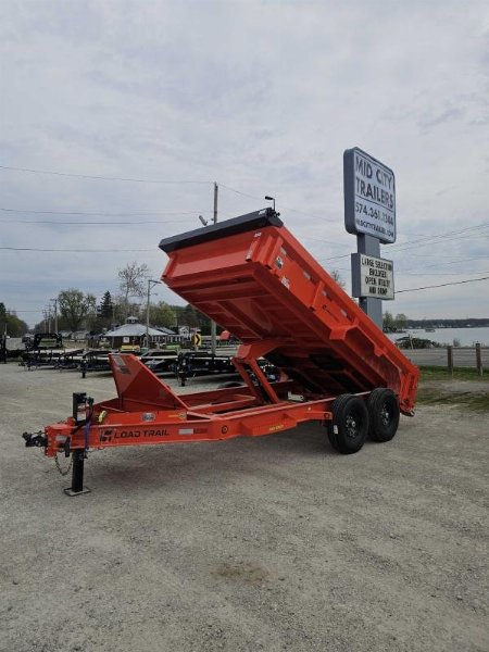 New 2025 BRAND NEW LOAD TRAIL  83  x 14' Tandem Axle Dump Low-Pro Dump TRAILER Dump Trailer