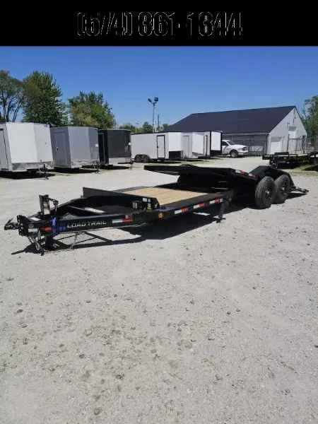 New 2025 Load Trail BRAND NEW TILT 102  X 22' Tandem Axle Tilt Deck I-Beam Frame 14K GVWR Equipment Trailer