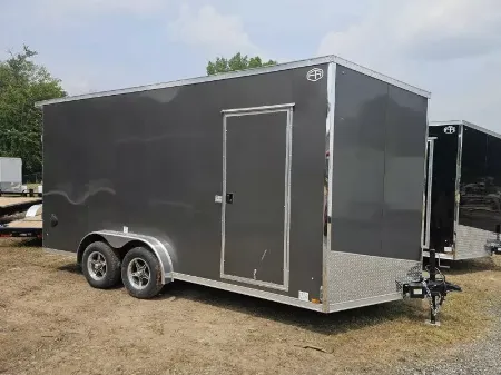 New 2025 US Cargo 7.5X16 7'6 TALL 080 POLYCOR SCREWLESS ALUMINUM WHEELS SXS UTV GOLF CART ATV Cargo / Enclosed Trailer