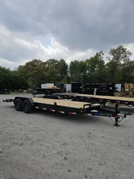 New 2025 BRAND NEW 83  x 22' LOAD TRAIL Tandem Axle Carhauler EQUIPMENT TRAILER 14K GVWR