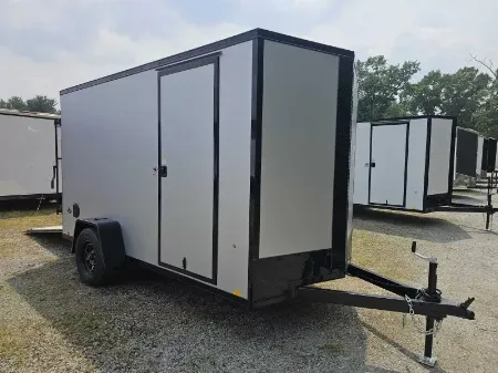 New 2025 Look Trailers 2025 6X12 6'6 TALL Cargo / Enclosed Trailer RAMP DOOR 080 EXTERIOR BLACKOUT Cargo / Enclosed Trailer