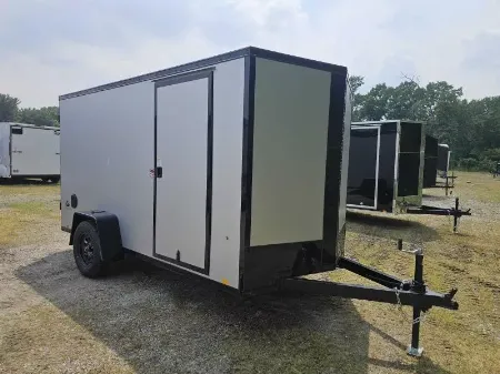 New 2025 Look Trailers 2025 6X12 6' TALL Cargo / Enclosed Trailer RAMP DOOR 080 EXTERIOR BLACKOUT Cargo / Enclosed Trailer