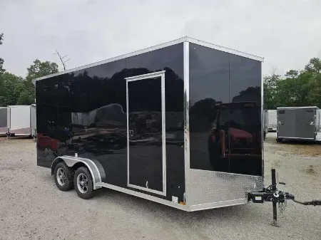 New 2025 US Cargo 7.5X16 7'6 TALL 080 POLYCOR SCREWLESS ALUMINUM WHEELS SXS UTV GOLF CART ATV Cargo / Enclosed Trailer