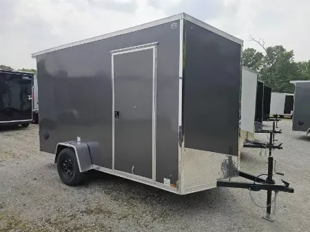 New 2025 US Cargo 6X12 7' TALL RAMP DOOR 080 POLYCORE SCREWLESS  Cargo / Enclosed Trailer