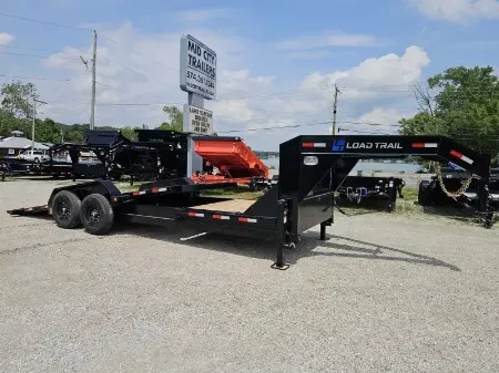 New 2025 Load Trail 	83  X 22' Tilt-N-Go Gooseneck Tandem Axle Tilt Deck I-Beam Frame 14k gvwr Equipment Trailer