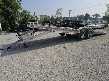 New 2025 102X24 ALUMINUM FULL TILT CAR HAULER SXS UTV H AND H Car Hauler