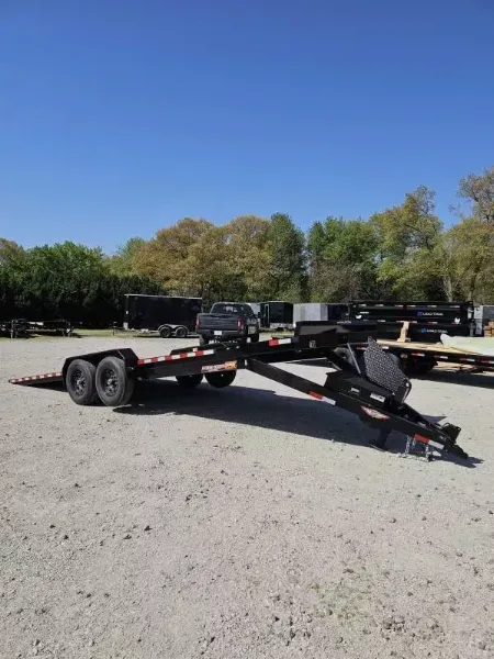 New 2025 H & H Trailers 82X24 FULL TILT CAR HAULER EQUIPMENT 14K GVWR Car Hauler