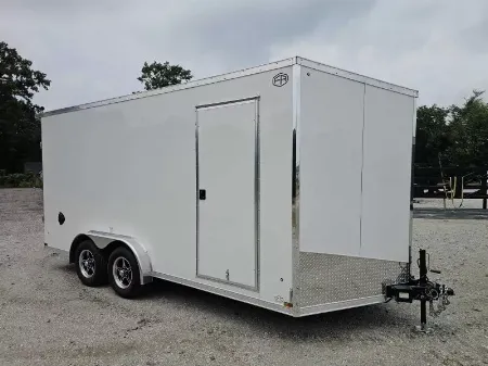 New 2025 US Cargo 7.5X16 7' TALL 080 POLYCOR SCREWLESS ALUMINUM WHEELS SXS UTV GOLF CART ATV Cargo / Enclosed Trailer