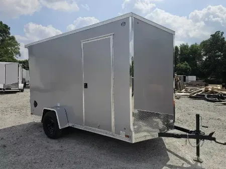 New 2026 US Cargo 6X12 7' TALL RAMP DOOR 080 POLYCORE SCREWLESS  Cargo / Enclosed Trailer