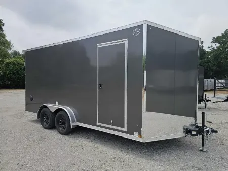 New 2026 US Cargo 7.5X16 7' TALL 080 POLYCOR SCREWLESS SXS UTV GOLF CART ATV Cargo / Enclosed Trailer