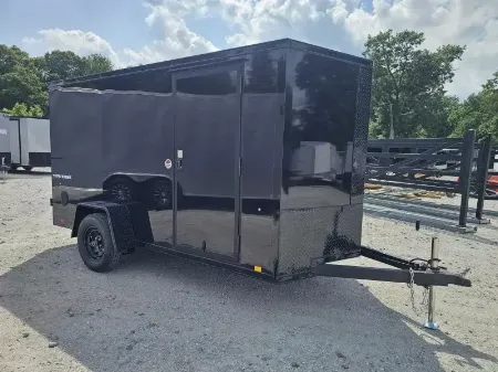 New 2025 Formula Trailers 2025 6X12 6' TALL Cargo / Enclosed Trailer RAMP DOOR 080 EXTERIOR BLACKOUT Cargo / Enclosed Trailer