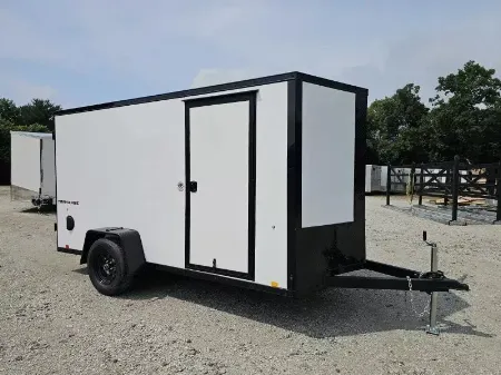 New 2025 Formula Trailers 2025 6X12 6' TALL Cargo / Enclosed Trailer RAMP DOOR 080 EXTERIOR BLACKOUT Cargo / Enclosed Trailer