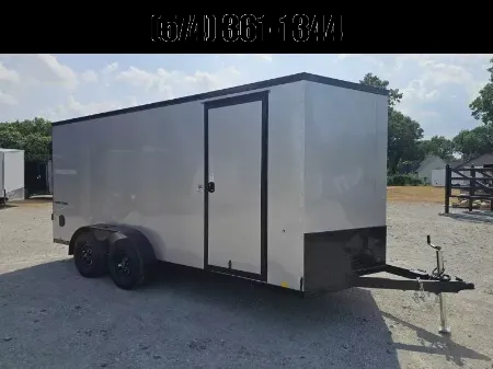 New 2025 FORMULA 7X16 6'6 TALL Enclosed Cargo Trailer RAMP DOOR SXS UTV GOLF CART