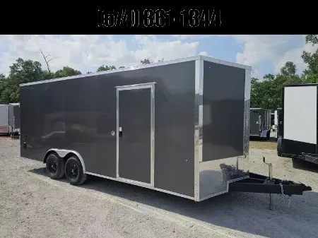 New 2025 FORMULA Trailers 8.5X20 Enclosed Cargo Trailer 080 METAL 7' INSIDE HEIGHT 9900K GVWR