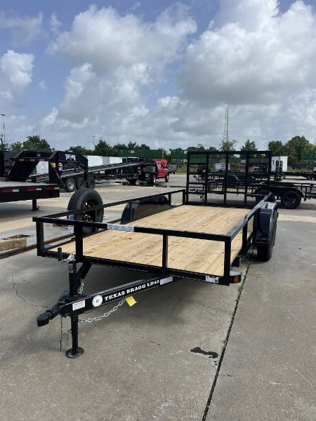 New 2025 Texas Bragg Trailers 77x16 Utility Trailer
