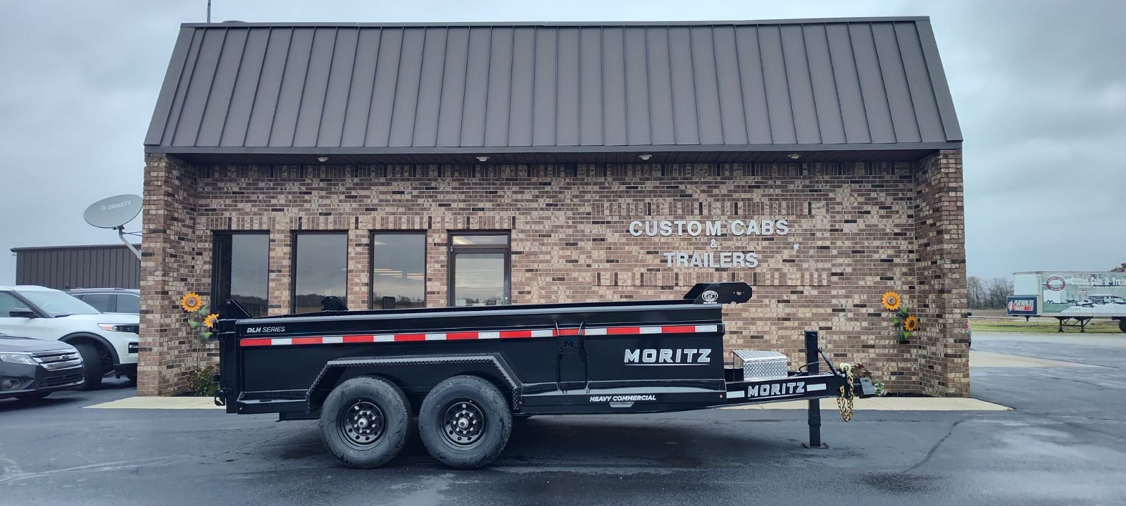 New 2025 Moritz International 6'10"x14' Dump Trailer 14K