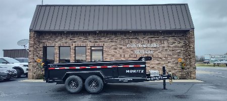 New 2025 Moritz International 6'10"x14' Dump Trailer 14K